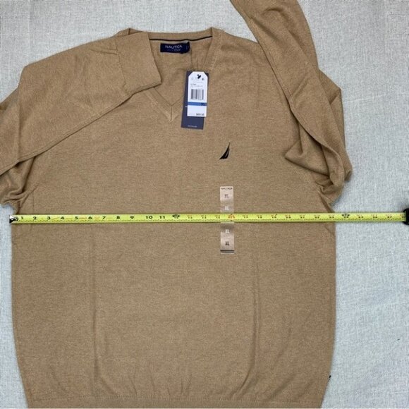 Nautica Mens Navtech V-Neck Sweater Size XL - Picture 6 of 10